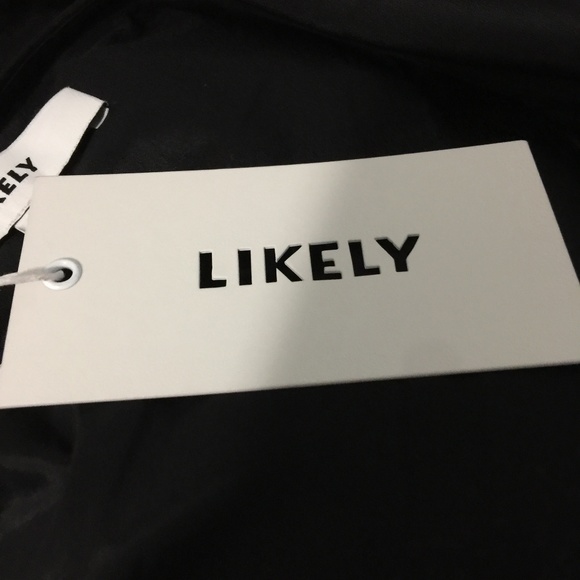 Likely Women Dress 6 Black One SHoulder - Picture 6 of 6